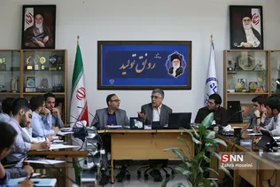نشست رئیس جهاد دانشگاهی با دانشجویان فنی دانشگاه تهران