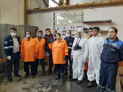 ضدعفونی کردن قطار&zwnj;ها و پایانه غرب متروی تهران با همکاری سازمان آتش&zwnj;نشانی