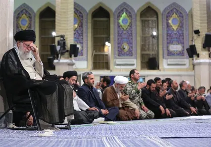 برگزاری دومین روز مراسم سوگواری شهادت امام علی(ع) در حضور مقام معظم انقلاب
