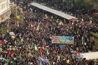 تجمع مردم تهران در دفاع از امنیت، ثبات و اقتدار ایران