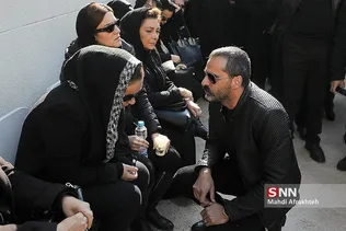 مراسم تشییع پیکر پیام صابری