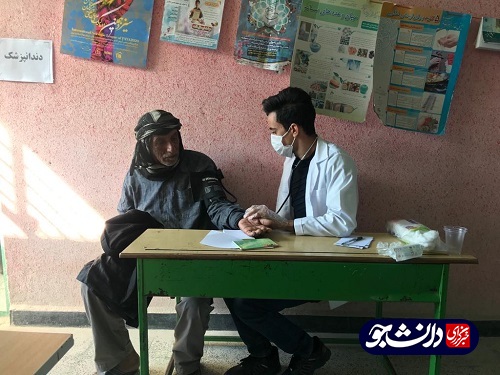 اردوی جهادی درمانی علوم پزشکی هرمزگان در منطقه بشاگرد