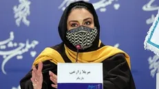 تشکر ویژه مریلا زارعی از همسر شهید داریوش رضایی‌نژاد