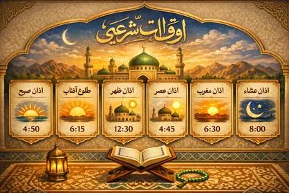 اعلام اوقات شرعی روز دهم ماه مبارک رمضان در ایلام