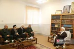  دیدار سردار غلامحسین غیب پرور با حضرت آیت الله العظمی مکارم شیرازی