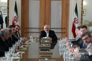 دیدار هیات موسسه مطالعاتی والدای روسیه با ظریف