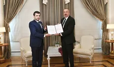 رئیس‌جمهور آذربایجان به داماد اردوغان نشان افتخار داد