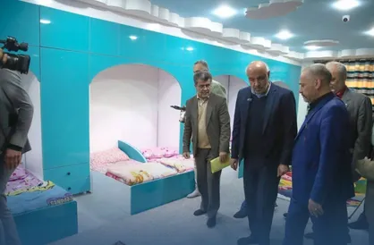 افتتاح مرکز نگهداری شبانه روزی نوباوگان موسسه خیریه گلشن آل طا&zwnj;ها با حضور وزیر کار