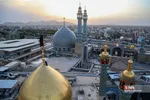 آیین تعویض پرچم حرم مطهر حضرت معصومه(س)