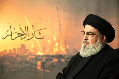 انتشار تصاویر جهادی شهید سید حسن نصرالله برای نخستین بار + فیلم