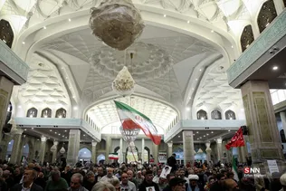 دومین مراسم یادبود شهدای خانواده رهبر انقلاب در حرم عبدالعظیم حسنی(ع)