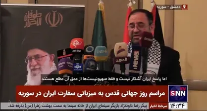 سفیر ایران در سوریه: صهیونیست&zwnj;ها از ترس پاسخ قطعی ایران شروع به ذخیره&zwnj;سازی مواد غذایی و انرژی کرده&zwnj;اند؛ فقط آن&zwnj;ها از عمق پاسخ ما مطلع هستند