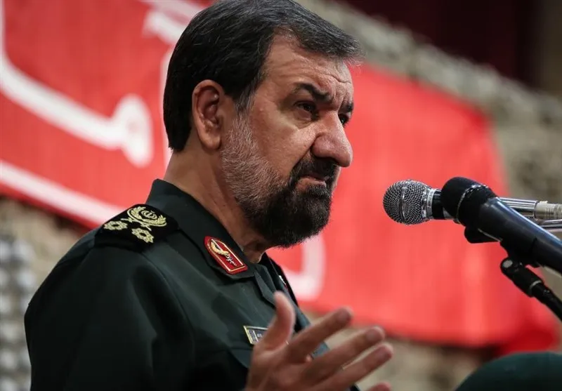 سرلشکر رضایی: اگر کشوری علیه ما در جنگ اقتصادی شرکت کند اجازه نخواهیم داد یک قطره نفت از تنگه هرمز و خلیج فارس صادر کند+فیلم