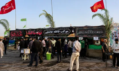 برپایی و فعالیت ۹۲ موکب مردمی خوزستان در مسیرهای منتهی به نجف و کربلا