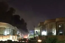 حمله راکتی به منطقه سبز بغداد