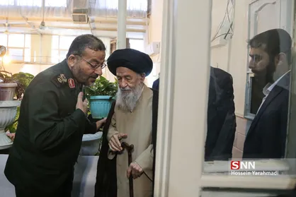 دیدار رئیس سازمان بسیج مستضعفین با مراجع عظام تقلید در قم