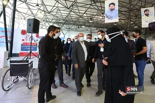 بازدید علیرضا زالی از مرکز واکسیناسیون بسیج دانشجویی