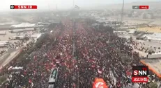 ببینید| تصاویر هوایی از جمعیت حاضر در تشییع پیکر رهبر شهید که انتها ندارد