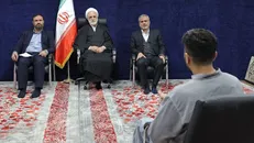 یکی از اغتشاشگران روز‌های اخیر با رئیس قوه قضائیه رو به رو شد