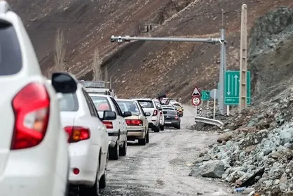 بارش برف و باران در ۱۸ استان/ ترافیک سنگین در آزادراه قزوین&ndash;کرج