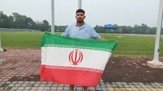 یزدان اسلامی به مدال نقره پرتاب وزنه دوومیدانی ناشنوایان آسیا رسید