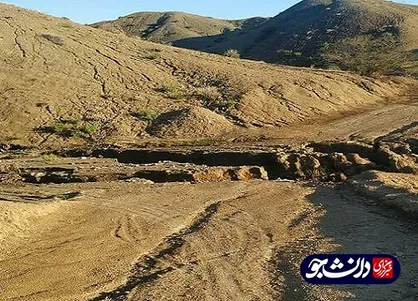 یکی از جاده&zwnj;های روستای فراهک در جریان سیلاب هرمزگان از بین رفته است / مسئولان رسیدگی کنند