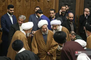 مراسم اربعین سرداران شهید حاج قاسم سلیمانی و ابومهدی المهندس در قم 