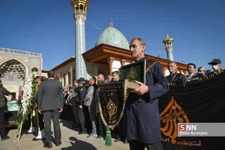 تشییع پیکر شهید پلیس افتخاری «محمود هوشمندی» در شیراز