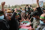 وداع با شهید مصطفی نامور در صبحگاه مشترک نیروهای مسلح قم

