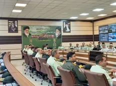 بررسی آخرین وضعیت انتظامی، امنیتی و ترافیکی در قرارگاه روح الله با حضور سردار رادان