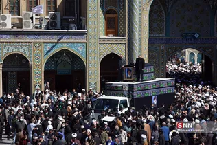  تشییع آیت‌الله علوی گرگانی در قم