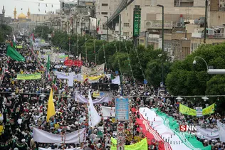 راهپیمایی روز قدس در مشهد مقدس