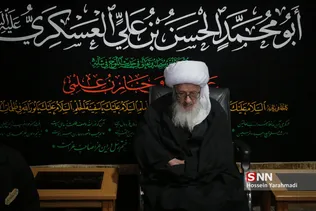 عزاداری سالروز شهادت امام عسکری(ع) در بیت  آیت الله العظمی وحید خراسانی