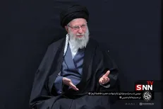 حضور رهبر انقلاب در دومین شب مراسم عزاداری شهادت حضرت فاطمه(س)