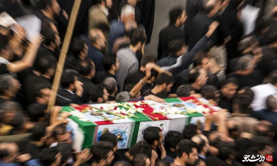 تشییع پیکر دوشهید مدافع حرم گیلانی