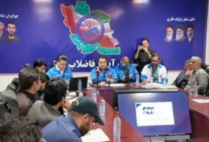 نشست خبری مدیر عامل شرکت آب و فاضلاب شهرستان زابل با اصحاب رسانه
