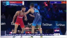 علیرضا سرلک با نتیجه5 بر3 مقابل توماس گیلمان شکست خورد وبه مدال نقره دست پیدا کرد
