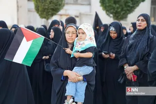 اجتماع مردم شیراز در محکومیت جنایات اسرائیل بر علیه مردم مظلوم لبنان و فلسطین