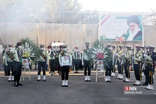 مراسم تشییع پیکر شهید حامد ضابط