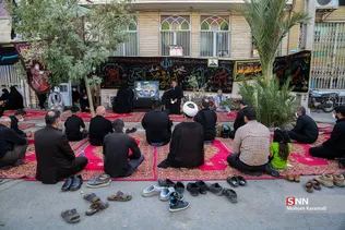 روضه خانگی در جوار خانه مادر شهید / قم