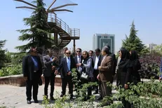 بازدید وزیر فرهنگ آذربایجان از منطقه فرهنگی و گردشگری عباس‌آباد