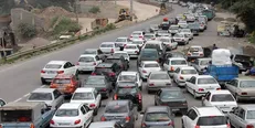 ترافیک در خروجی‌های شمال/ کندوان یک طرفه شد