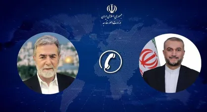 گفتگوی تلفنی امیرعبداللهیان با دبیرکل جنبش جهاد اسلامی فلسطین