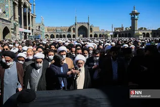  تشییع آیت‌الله علوی گرگانی در قم