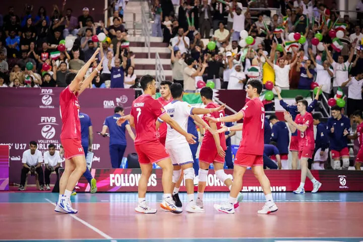 لحظه قهرمانی ایران در والیبال نوجوانان جهان + فیلم