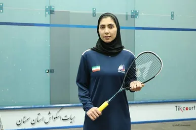 کامبک تماشایی نجمه بوشهری/ اسکواش‌باز ایران به جمع ۱۶ نفر برتر رسید