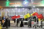 تحصن اعلام خون خواهی دانشجویان در فرودگاه مهرآباد