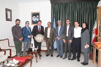 سفیر بلغارستان با رئیس دانشگاه بوعلی دیدار کرد