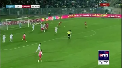 خلاصه نیمه دوم دیدار پرسپولیس و ملوان