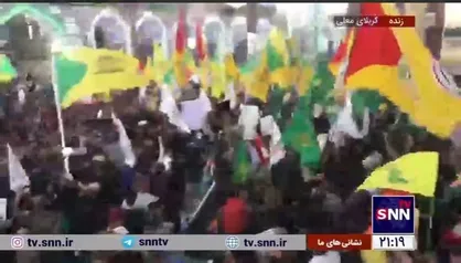 ندای لبیک یا حسین توسط حاضرین در تشییع پیکر سردار شهید نیلفروشان در حرم سیدالشهدا (ع) طنین انداز شد